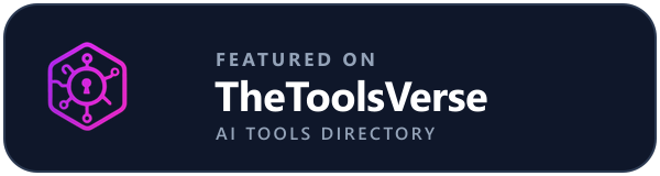 Featured on TheToolsVerse — AI Tools Directory